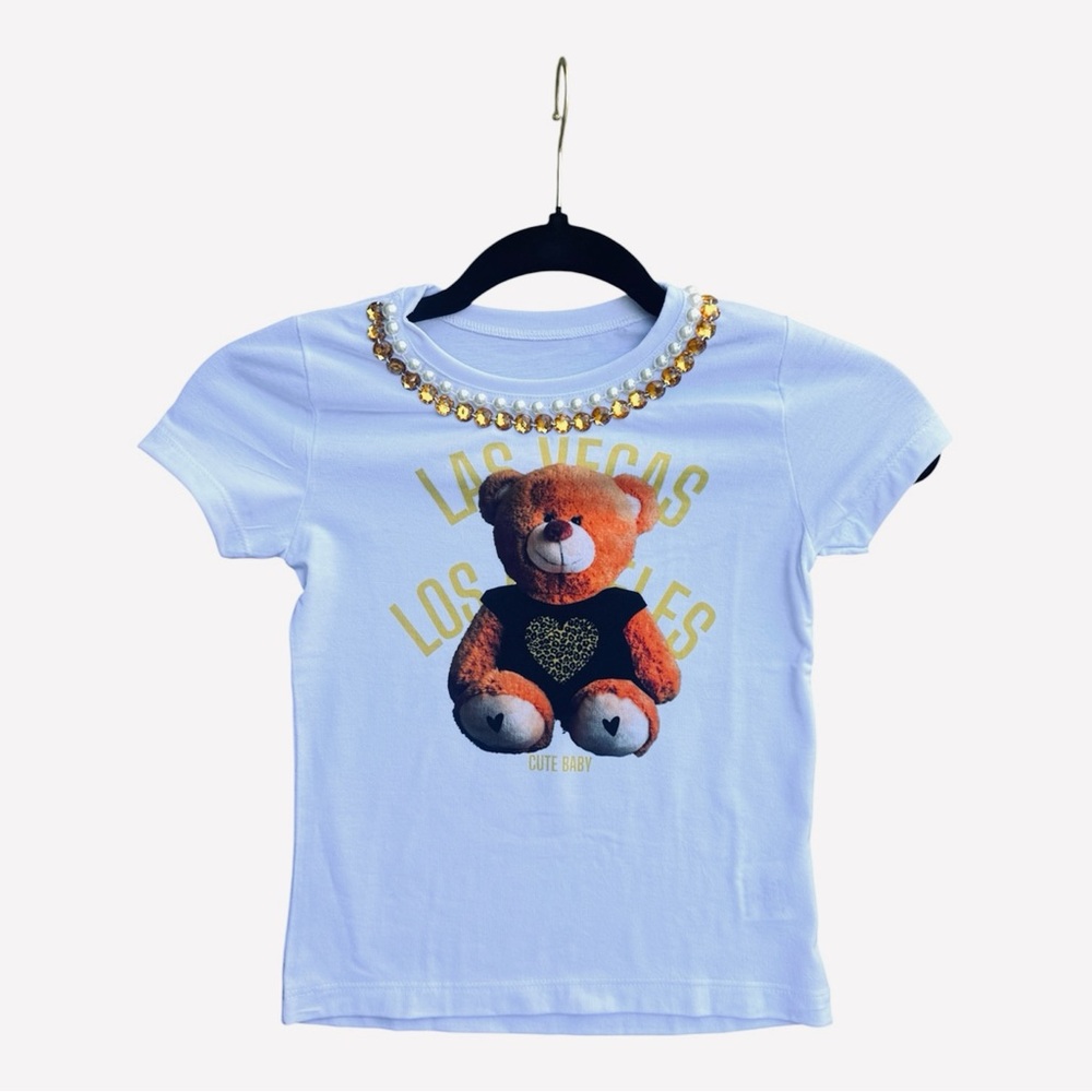 Brand New LAS VEGAS Pearl Bear shirt Size 8